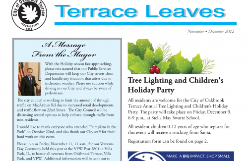 November-December 2022 Terrace Leaves