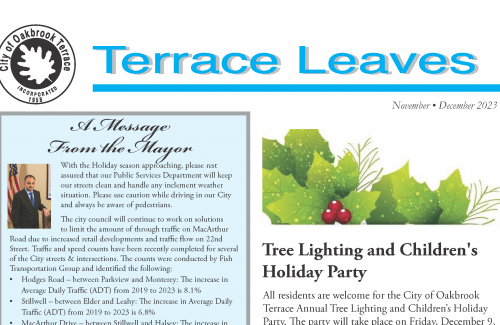 November-December 2023 Terrace Leaves