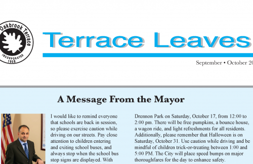 Sept-Oct 2026 Terrace Leaves newsletter
