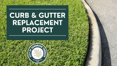 curb and gutter replacement project