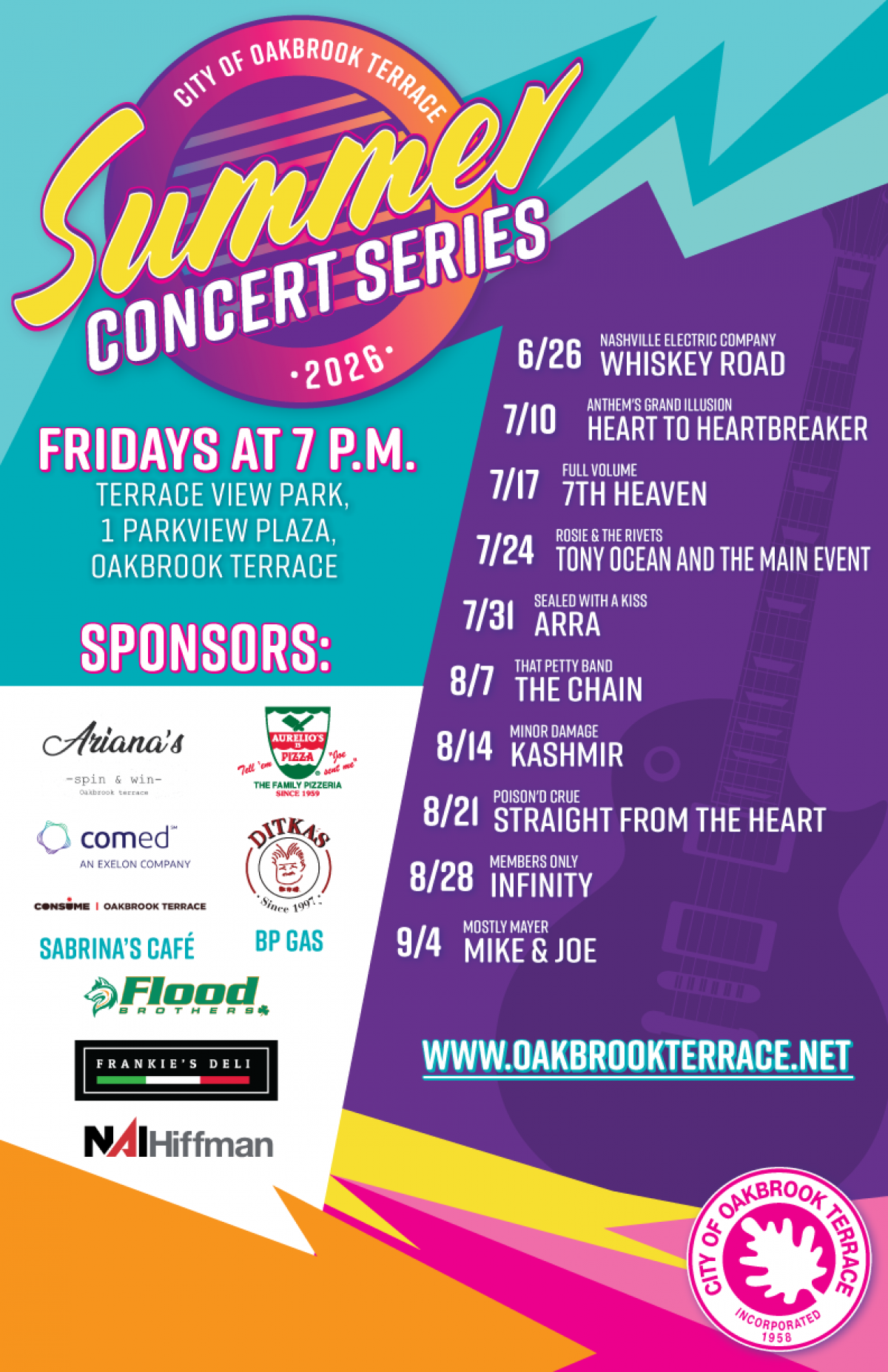 2026 Summer Concert Poster