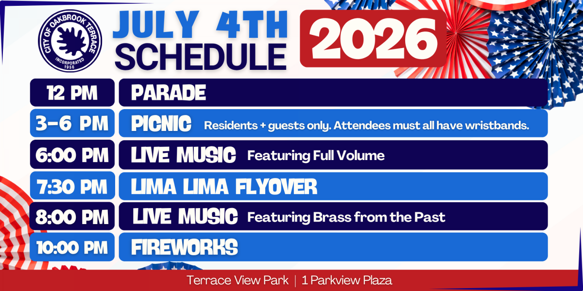 4th of July Schedule 2026